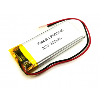 LP602045 Policell 3,7V 500mAh Li-Ion аккумулятор