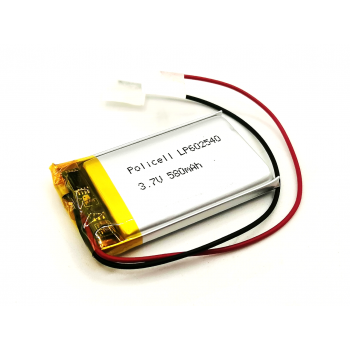 LP602540 Policell 3,7V 580mAh Li-Ion аккумулятор