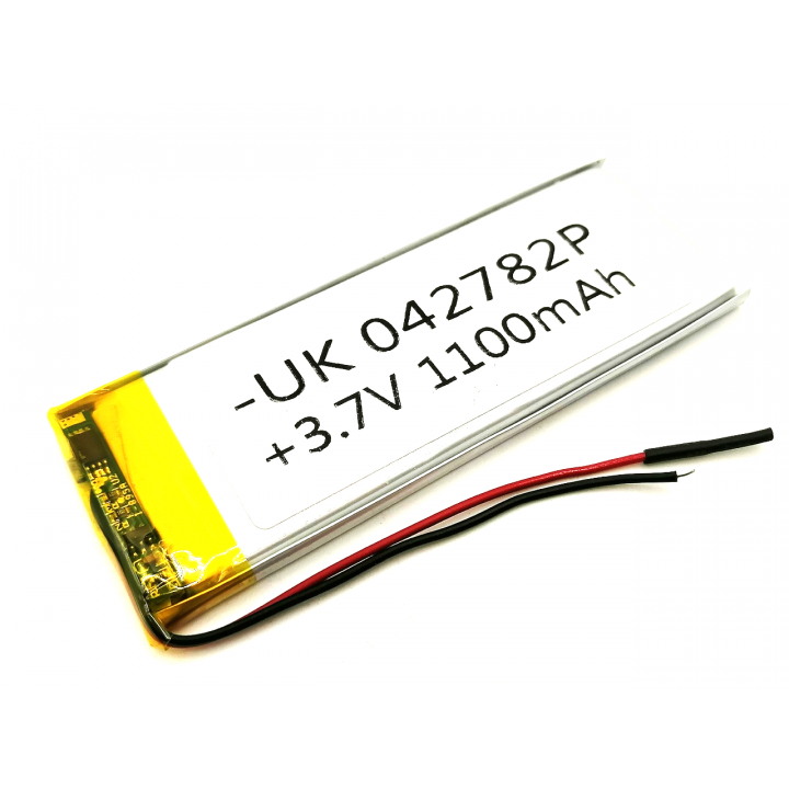UK042782P Китай 3,7V 1100mAh Li-Pol аккумулятор
