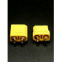 Разъем XT90-plug 2 pin (комплект M+F) (2 элемента)