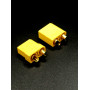 Разъем XT90-plug 2 pin (комплект M+F) (2 элемента)