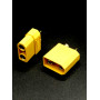 Разъем XT90-plug 2 pin (комплект M+F) (2 элемента)