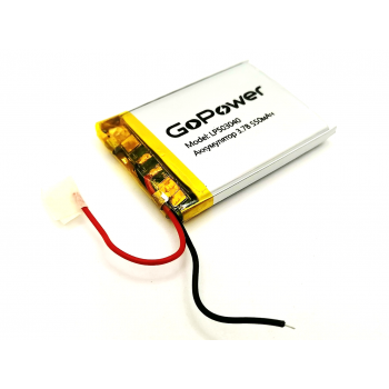 LP503040 GoPower 3,7V 550mAh Li-Pol аккумулятор