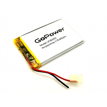 LP383450 GoPower 3,7V 800mAh Li-Pol аккумулятор