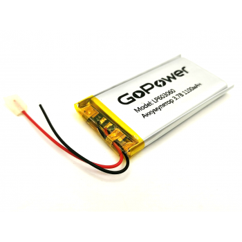 LP603060 GoPower 3,7V 1100mAh Li-Pol аккумулятор