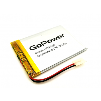 LP304560 GoPower 3,7V 700mAh Li-Pol аккумулятор