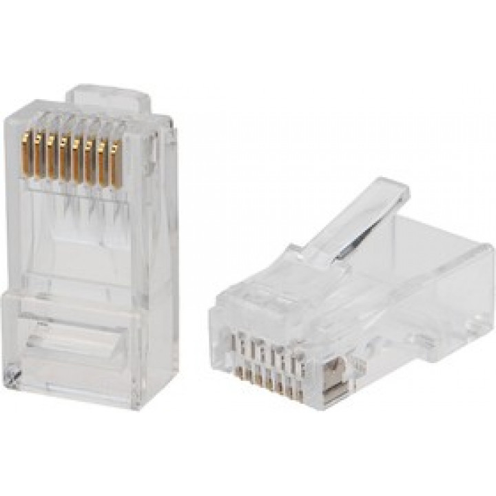 TP-8P8C вилка на кабель (RJ45) категория 6 REXANT