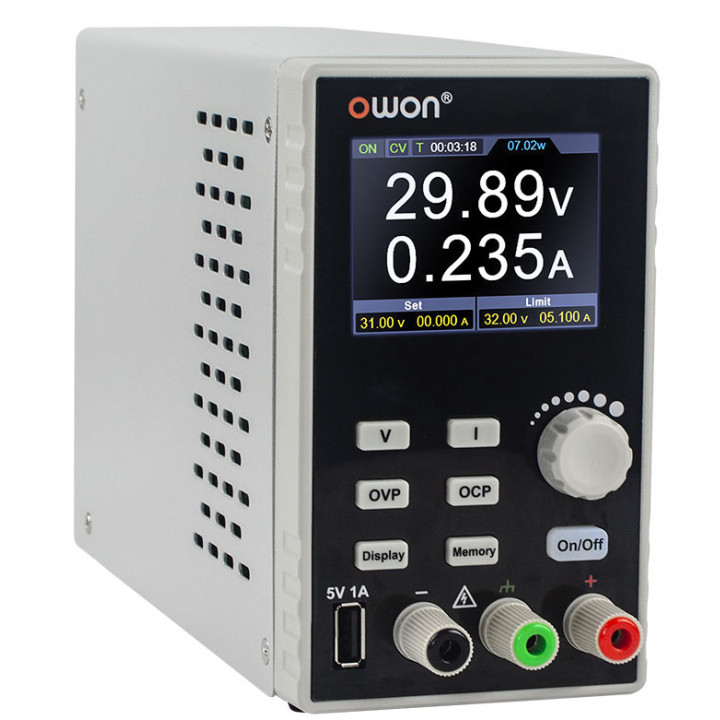 OWON SPE6102 источник питания лабораторный программируемый 0…60V 10A с ЖК-дисплеем (импульсный)