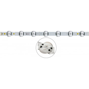 Планка LED SSC_Y19_Trident_43UM75_REV00 (комплект 3 штуки 445мм 7 линз 6V/Led)