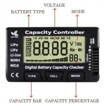 Тестер емкости аккумуляторов универсальный CellMeter-7 S-Line