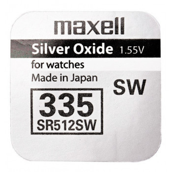 SR512SW/335 1,55V MAXELL батарейка серебряно-цинковая