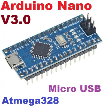 Модуль ARDUINO Nano V3.0 на ATmega328 (CH340) microUSB
