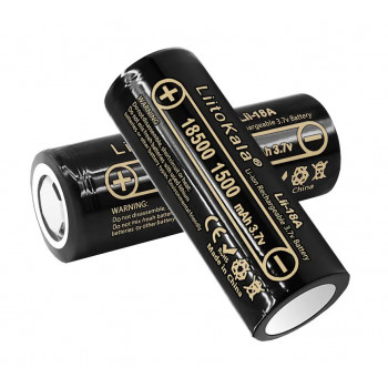 18500 1500mAh 3,7V ICR18500 Lii-18A LitoKala Li-Ion