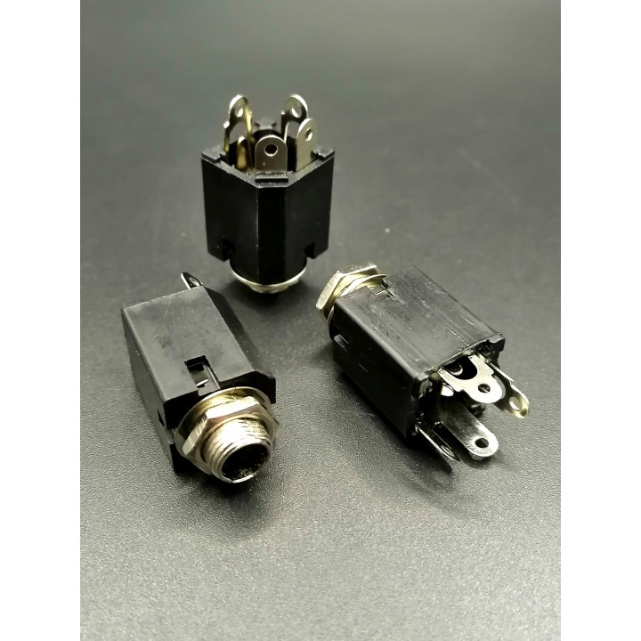 Гнездо на плату стерео 6,3мм RUICHI (SZC-0079)