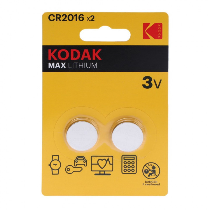 CR2016 KODAK MAX 3V Li батарейка