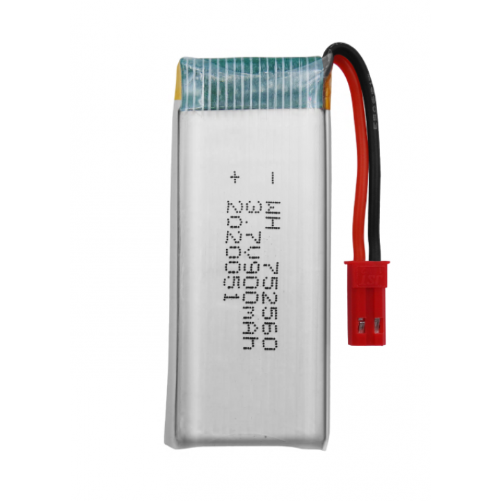 LP752560 900mAh 3.7V 30C Li-pol провод с разъемом JST 2pin