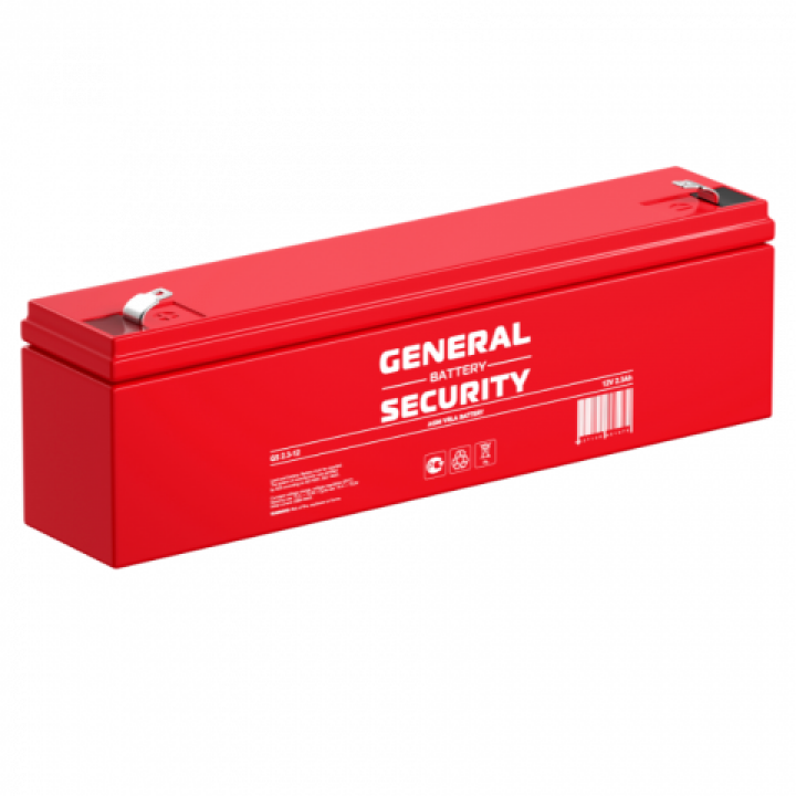 GS2.3-12 12V 2,3Ah General Security аккумулятор свинцовый