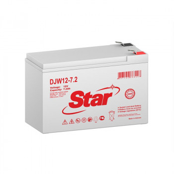 DJW12-7.2 12V 7.2Ah STAR аккумулятор свинцовый