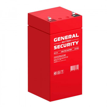 GS4-4 4V 4Ah General Security аккумулятор свинцовый