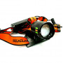 Фонарь налобный BL-T203-TG на с/диоде 1LED+COB (1+3 режима, ZOOM)