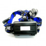 Фонарь налобный HT-235-4 на с/диоде 1LED +1GREEN (4 режима, ZOOM)