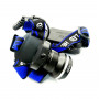 Фонарь налобный HT-235-4 на с/диоде 1LED +1GREEN (4 режима, ZOOM)