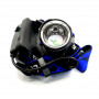 Фонарь налобный HT-235-4 на с/диоде 1LED +1GREEN (4 режима, ZOOM)