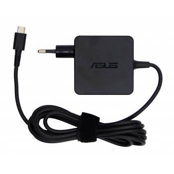 ASUS 5V,9V,12V,15V,20V 45W блок питания для ноутбука в розетку (штекер USB Type-C) 