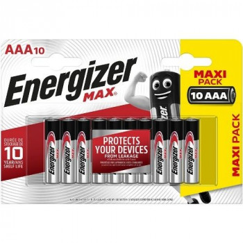 LR03 ENERGIZER MAX AAA элемент алкал (блистер 10шт)
