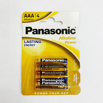 LR03 PANASONIC Alkaline Power  AAA элемент алкал (блистер 4шт)