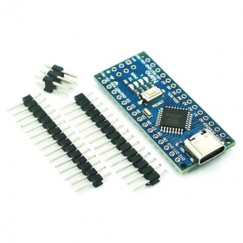 Модуль ARDUINO Nano V3.0 на ATmega168 (CH340) type-C (пины не распаяны) 