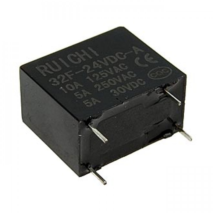 32F 5A 24VDC 1A  Ruichi реле (на замыкание) 