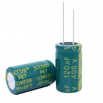 120MK 450V 105C 18*35мм JCCON (гибкие выводы)