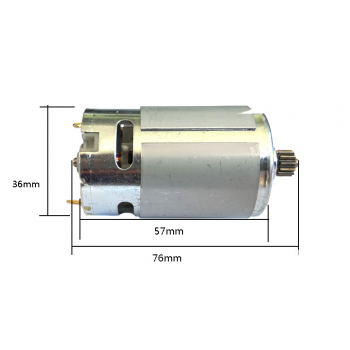 RS550 10.8V двигатель для шуруповерта 57(76)*36мм с 9-зуб. шестерней