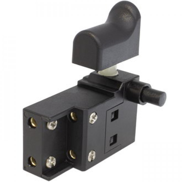 JB15HL-7 кнопка для электроинструмента с фиксатором 4A  250V (под винт)