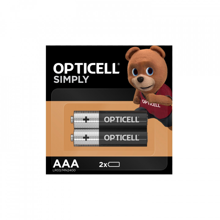 LR03 OPTICELL SIMPLY AAA элемент алкал (блистер 2шт)