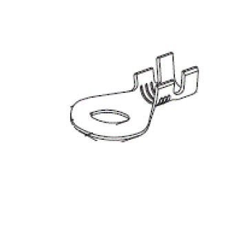 Клемма О-образная 4/2мм TS2420DP (латунь/провод 0,5-0,75мм) MESA Турция