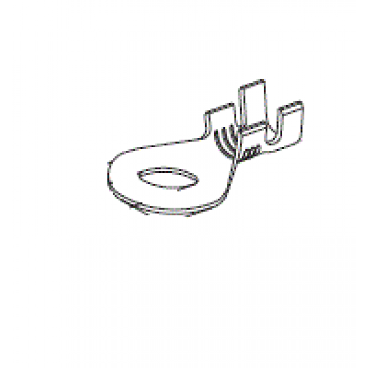 Клемма О-образная 4/2мм TS2420DP (латунь/провод 0,5-0,75мм) MESA Турция