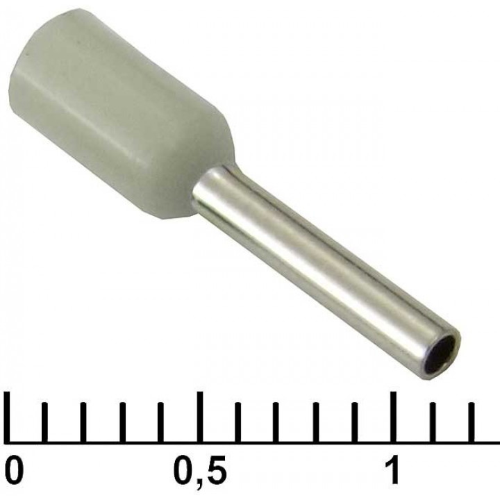Наконечник для обжима изолир 8 мм, провод 0,75 кв.мм DN00708 Ruichi