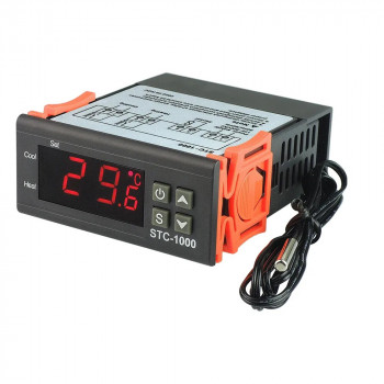 Термостат  STC-1000 220V 1500W в корпусе с влагозащищенным датчиком