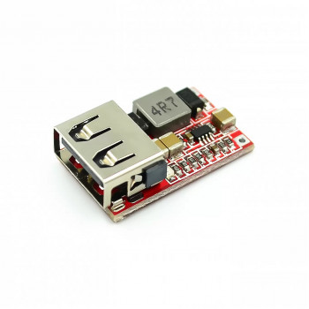 Понижающий DC-DC преобразователь 5V 3A с USB-портом (вход 6-24V) 
