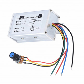 Регулятор оборотов двигателя ШИМ 20A 9-60VDC 